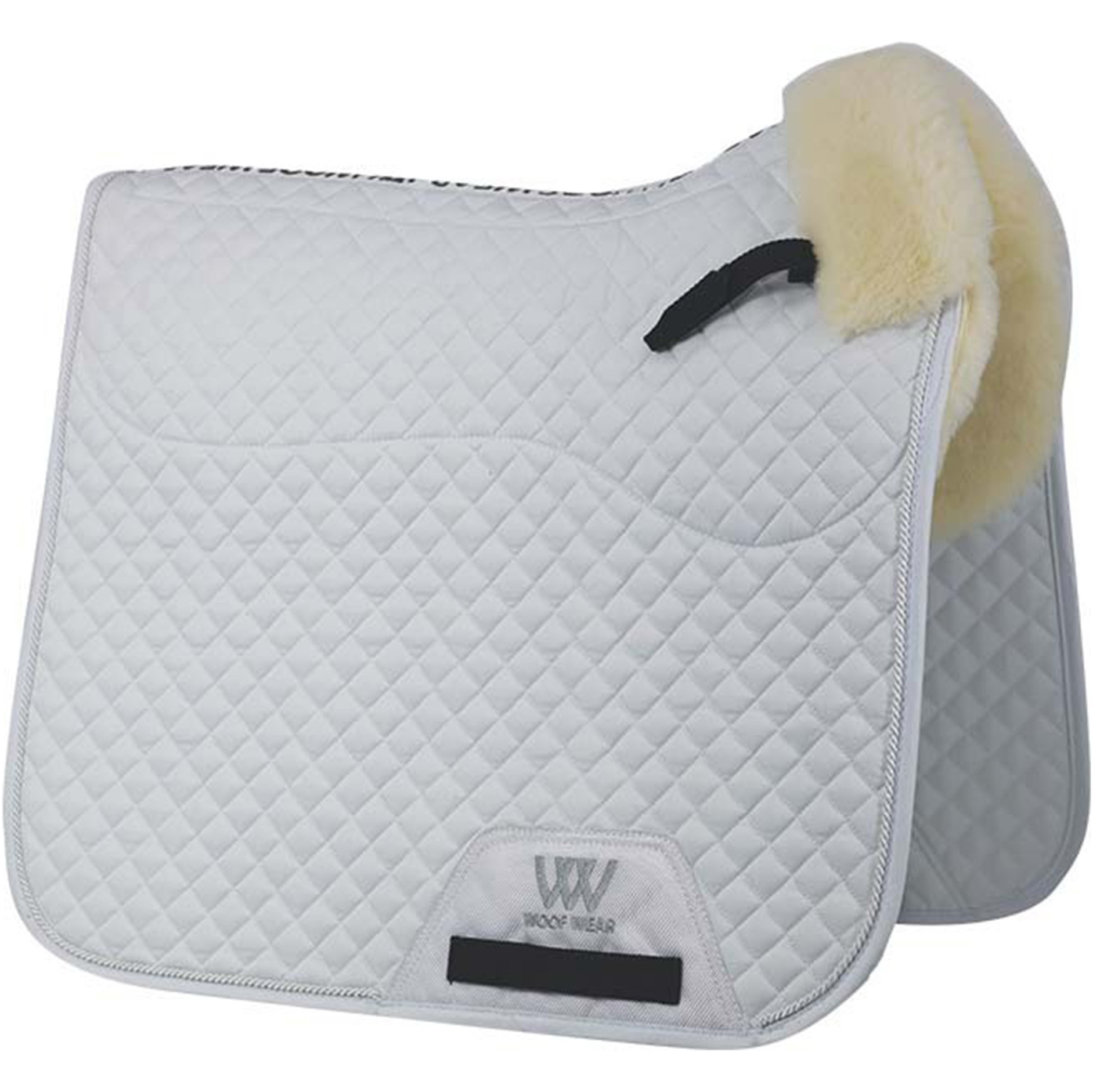 Woof Wear Vision Elegance Schafsfell Dressurschabracke WS0031 - Weiß